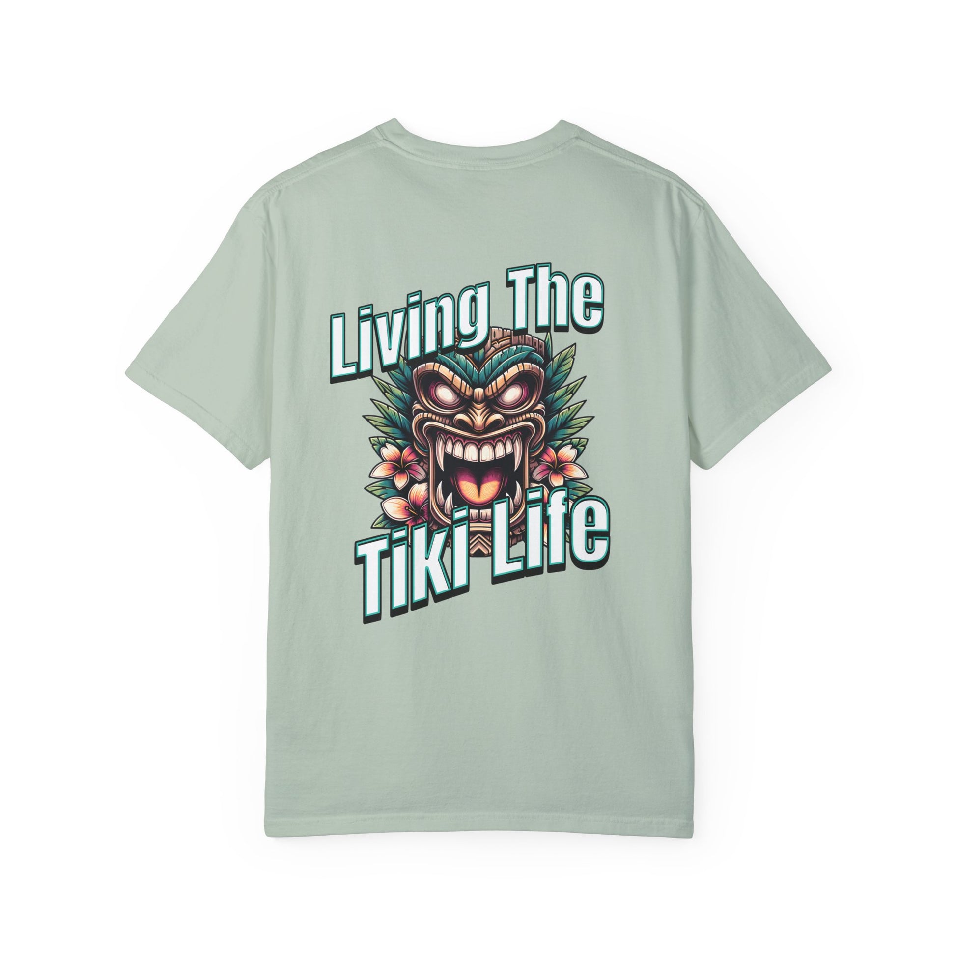 Resort Collection Living the Tiki Life Unisex Garment-Dyed T-shirt by Caribbean Rays