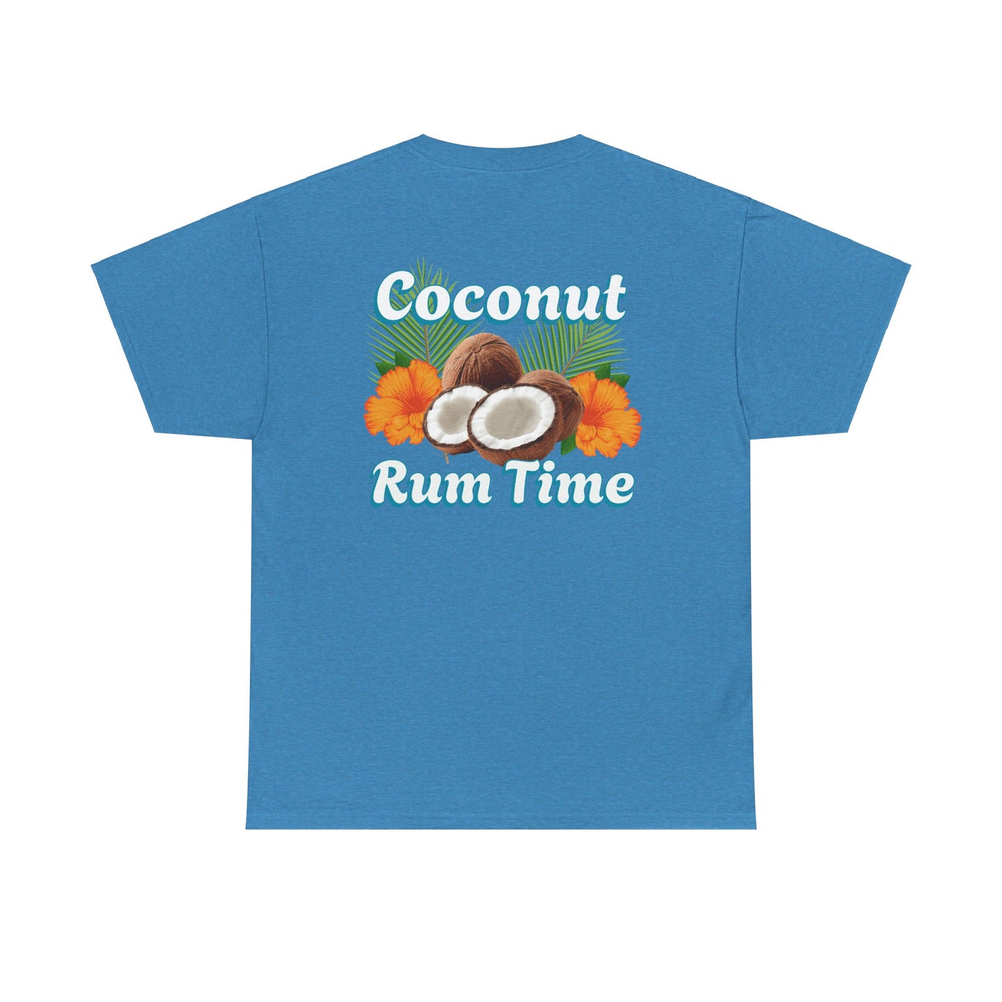 Coconut Rum Time Unisex Heavy Cotton Tee