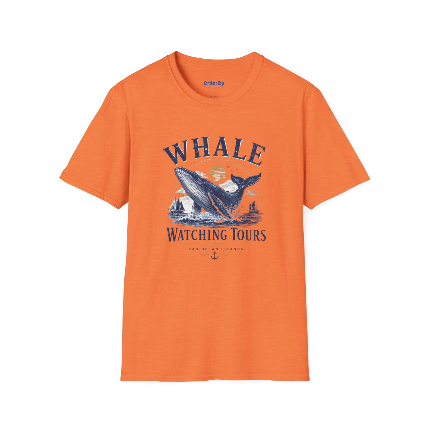 Whale Watching Tours Unisex Softstyle T-Shirt