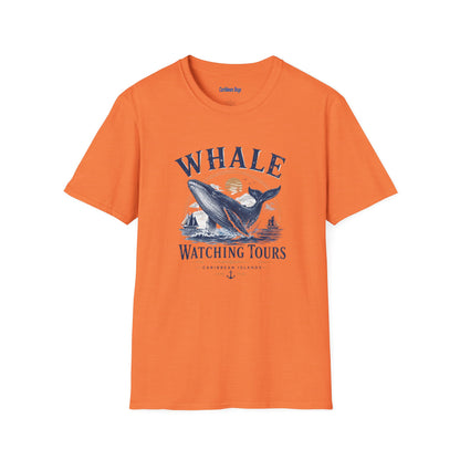 Whale Watching Tours Unisex Softstyle T-Shirt