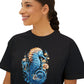 Seahorse Watercolor Women's Boxy Tee