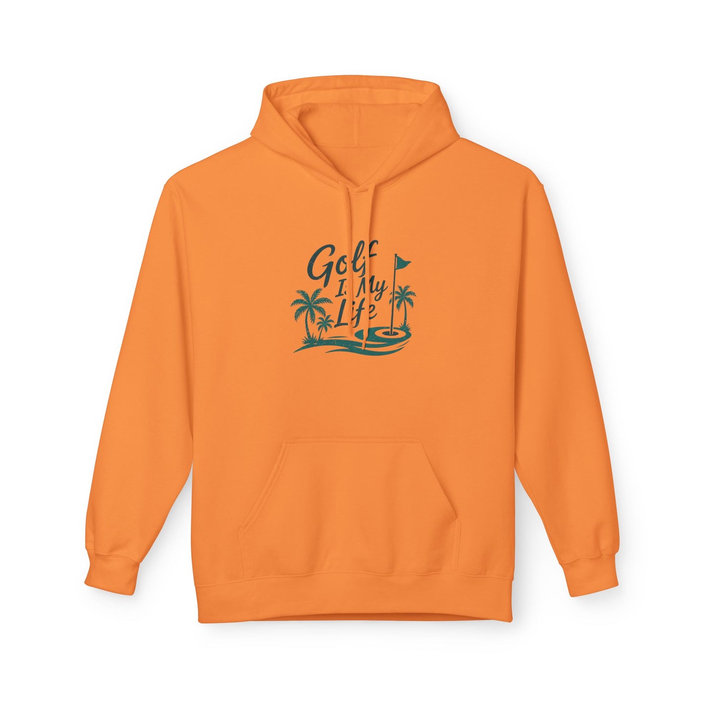 Golf Is My Life Hoodie — Tropical Palm Golf Pullover