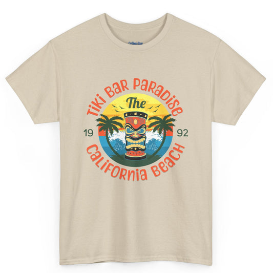Tiki Bar Paradise Tee, Summer Beach Shirt, Unisex Vacation T-Shirt at Caribbean Rays