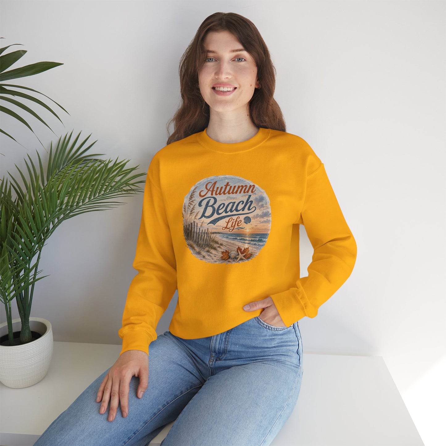 Autumn Beach Life Sweatshirt