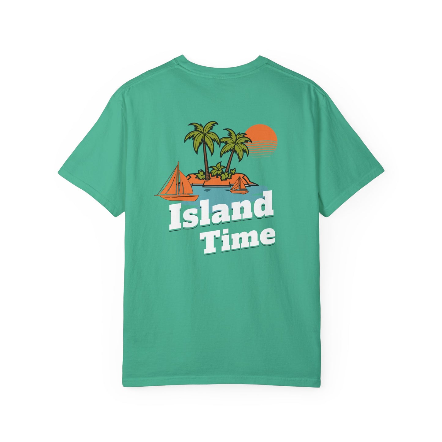 Resort Collection Island Time Unisex Garment-Dyed T-shirt by Caribbean Rays