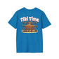 Tiki Time Bar Unisex Softstyle T-Shirt at Caribbean Rays