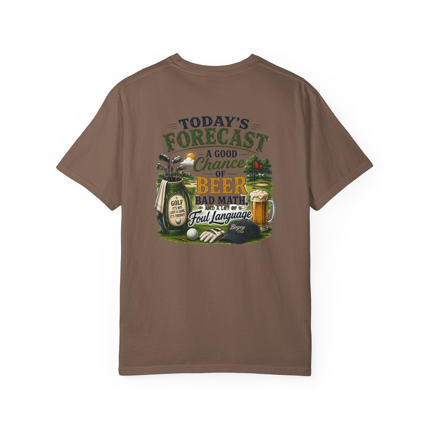 Beer Forecast T-Shirt — “Today’s Forecast: A Good Chance of Beer” Casual Tee