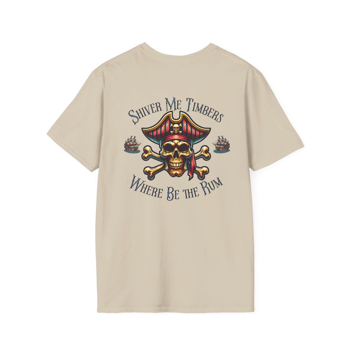 Shiver Me Timbers Unisex Softstyle T-Shirt at Caribbean Rays