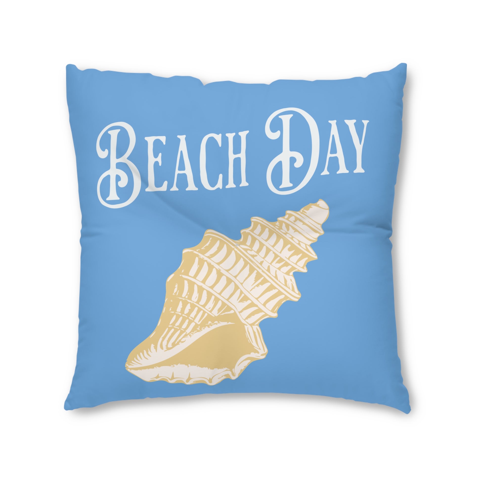 Beach Day Tufted Floor Pillow, Square -by Caribbean Rays