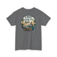 T-Shirt — "A Boat, Fishing Pole and Beer" Vintage Fishing Graphic Tee