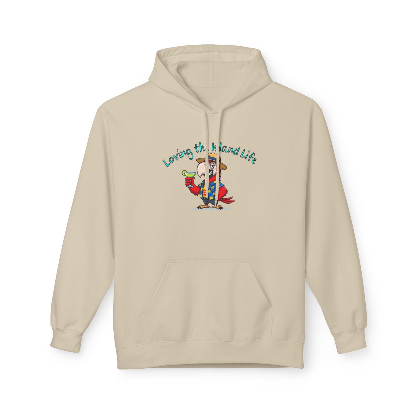 Loving the Island Life Hoodie — Tropical Beach Vacation Pullover