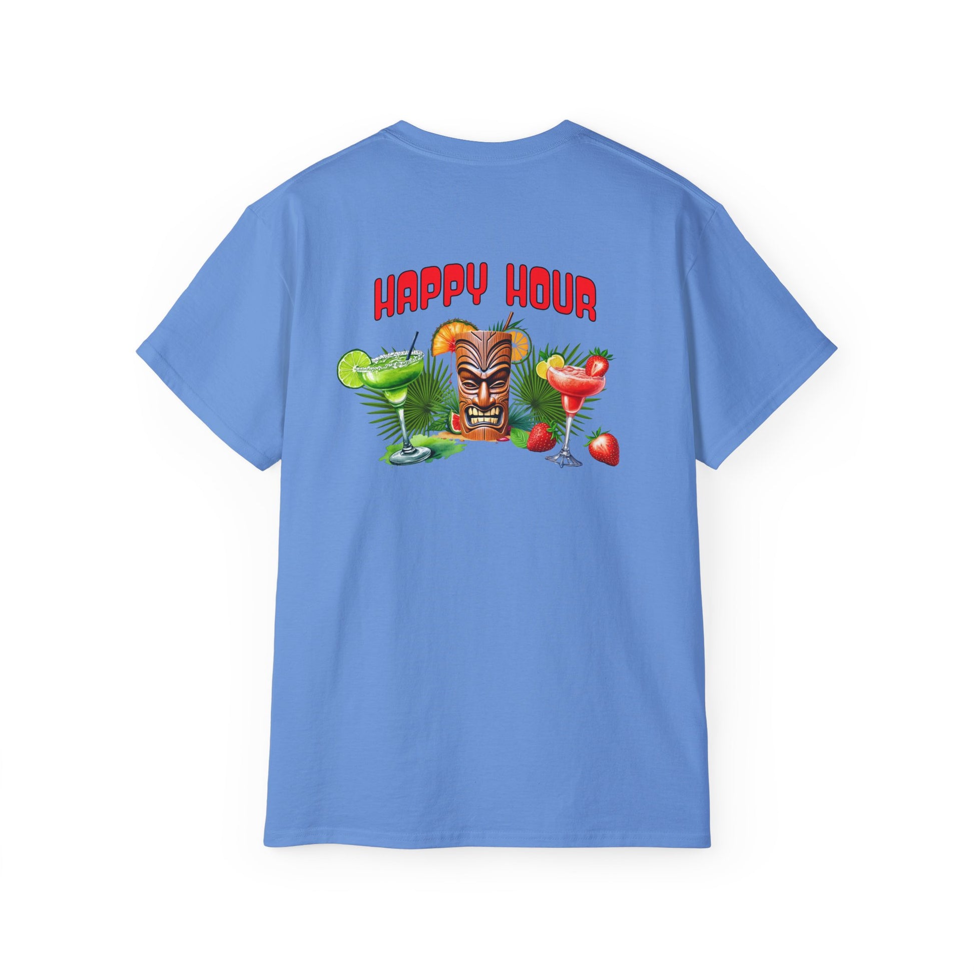 Tiki Beach Collection Happy Hour Unisex Ultra Cotton Tee by Caribbean Rays