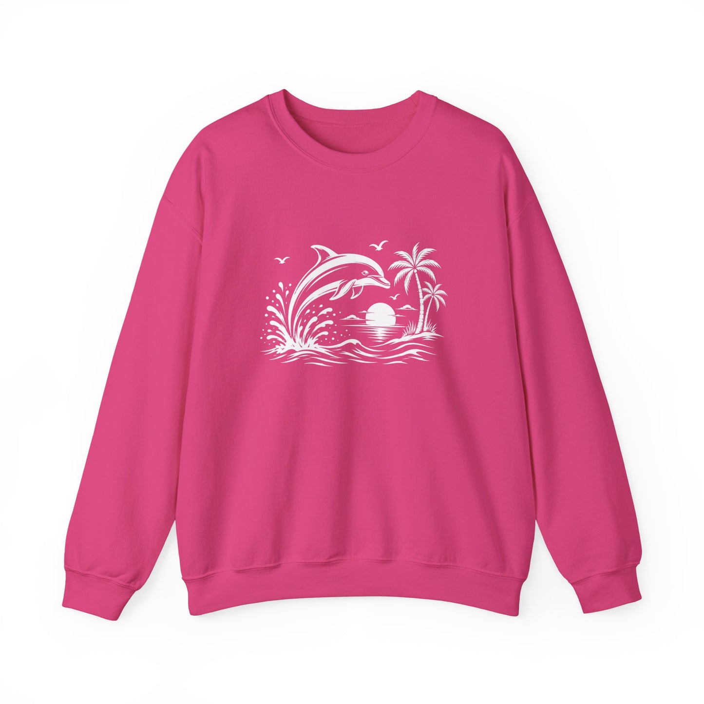 Dolphin Sunset Crewneck Sweatshirt