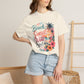 Beach Sunset Wine T-Shirt — "Beach, Sunset, Wine, Perfect Day" Tropical Graphic Tee