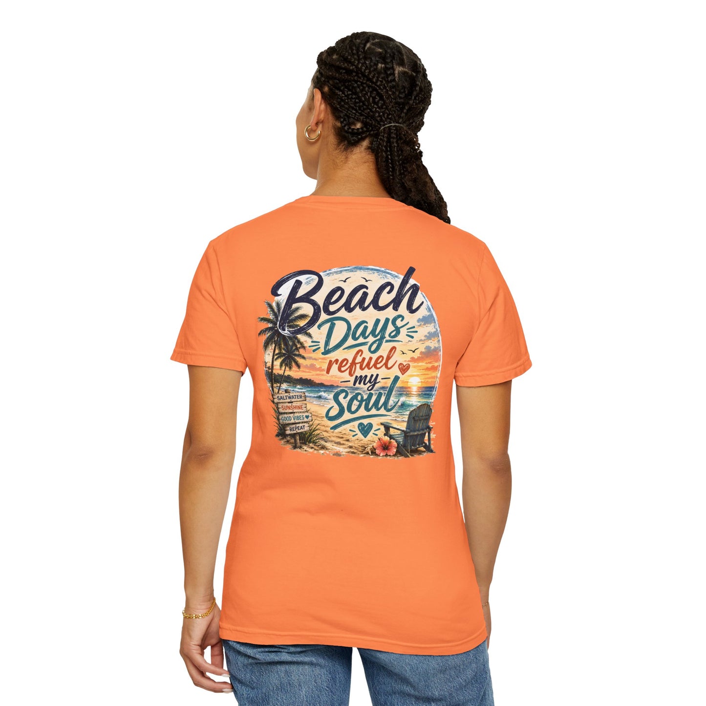 Beach Days T-Shirt — "Beach Days Refuel My Soul" Graphic Tee
