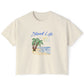 Island Life Boxy Tee — Women's Tropical Palm Beach T‑Shirt