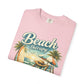 Beach Therapy T-Shirt — Vintage Surf Chair & Palm Graphic