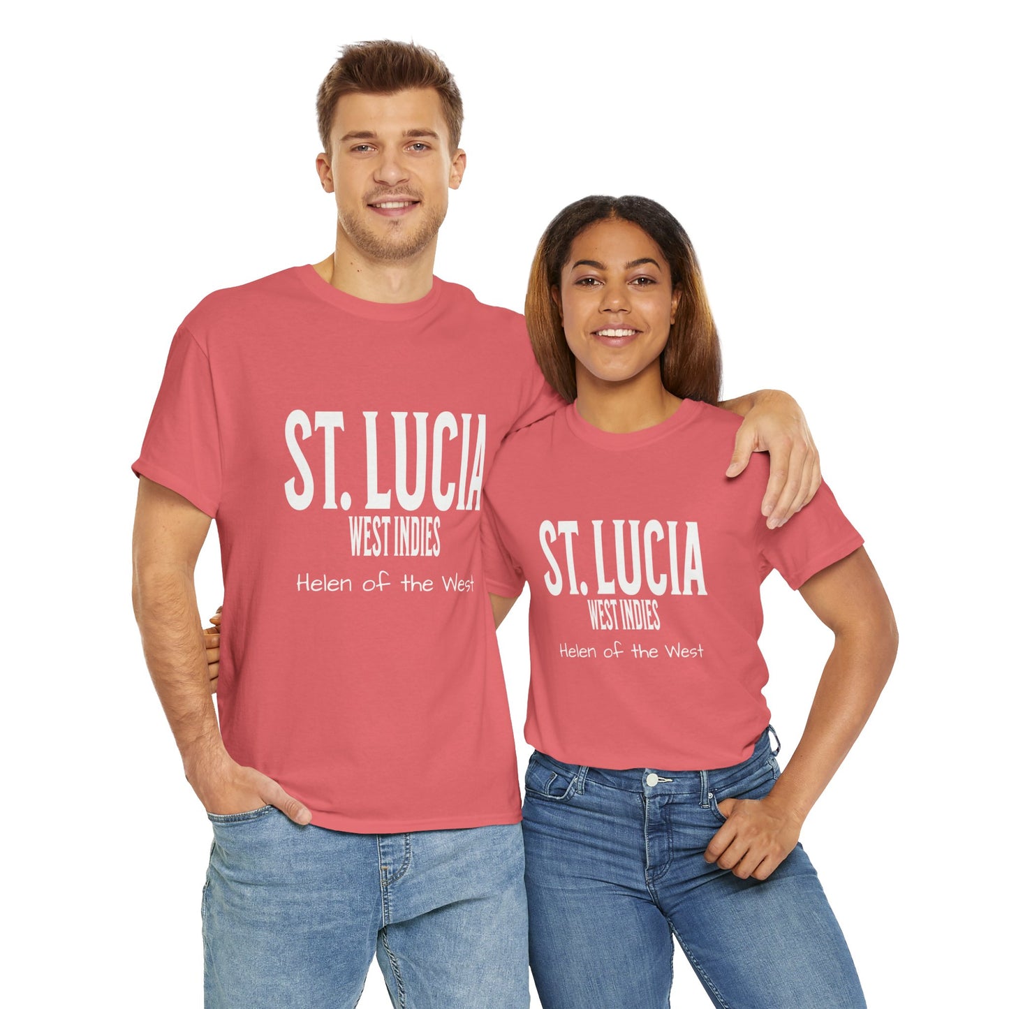 Island Collection St. Lucia Unisex Heavy Cotton Tee