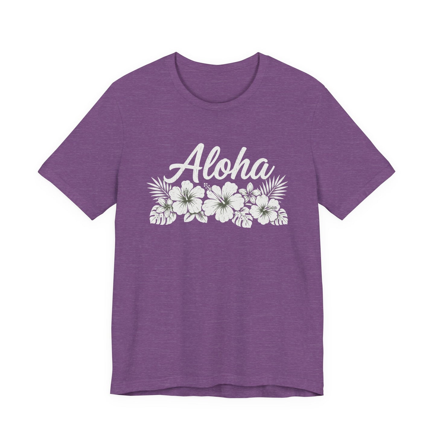 Aloha Floral T-Shirt — Hawaiian Hibiscus Vacation Tee