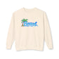 Beach Graphic Crewneck Sweatshirt — Palm Tree Retro Surf Vibe