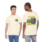 Cocktail Parrot Tee - Fun Retro Style, Unisex  Heavy Cotton T-Shirt,