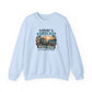 Crewneck Sweatshirt — "Today's Forecast: Mostly Drunk with a Chance of Fishing" Vintage Fishing Crewneck