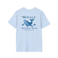 Whale Watching Tours Unisex Softstyle T-Shirt by Caribbean Rays