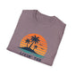 Island Life T-Shirt — "Livin' The Island Life" Retro Palm Sunset Tee