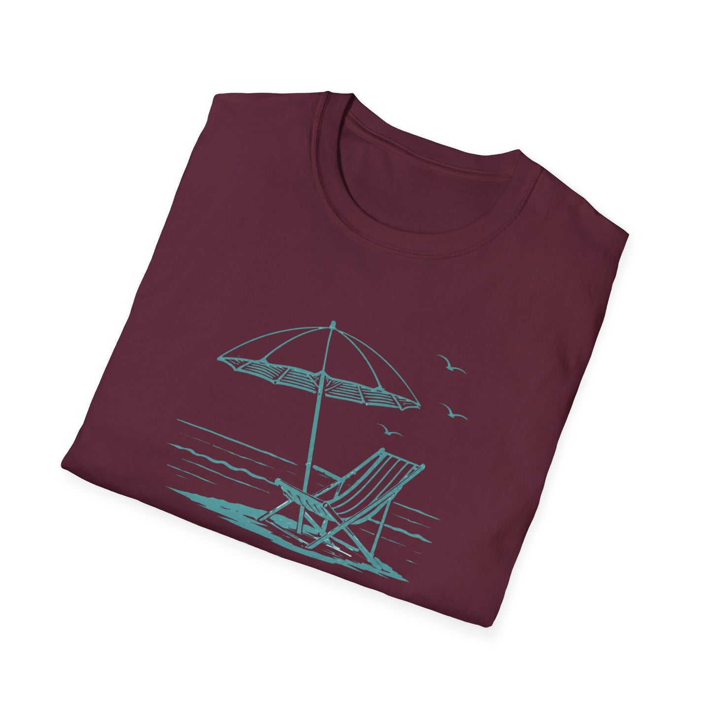 Beach Days T-Shirt — Relaxing Beach Chair & Umbrella Graphic