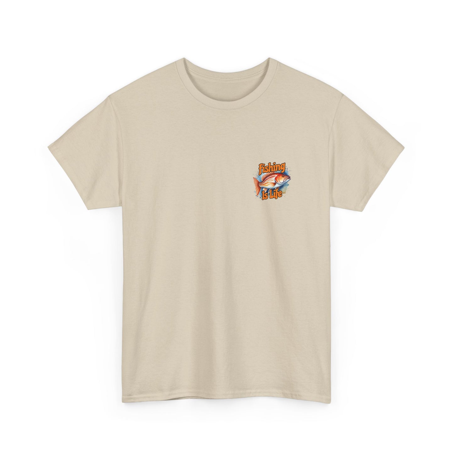 Fishing Is Life Tee — Retro Fish Graphic T-Shirt for Anglers