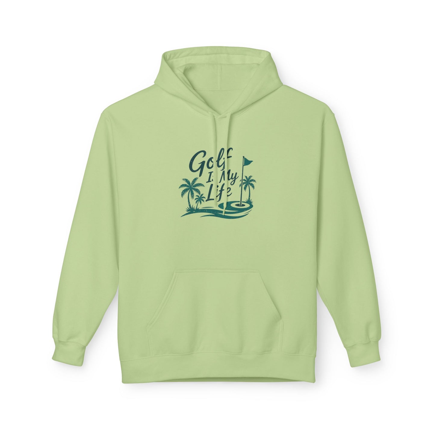 Golf Is My Life Hoodie — Tropical Palm Golf Pullover