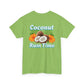 Coconut Rum Time Unisex Heavy Cotton Tee at Caribbean Rays