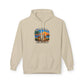Great Minds Drink Alike Hoodie — Tropical Sunset Palm Beach Graphic Sweatshirt