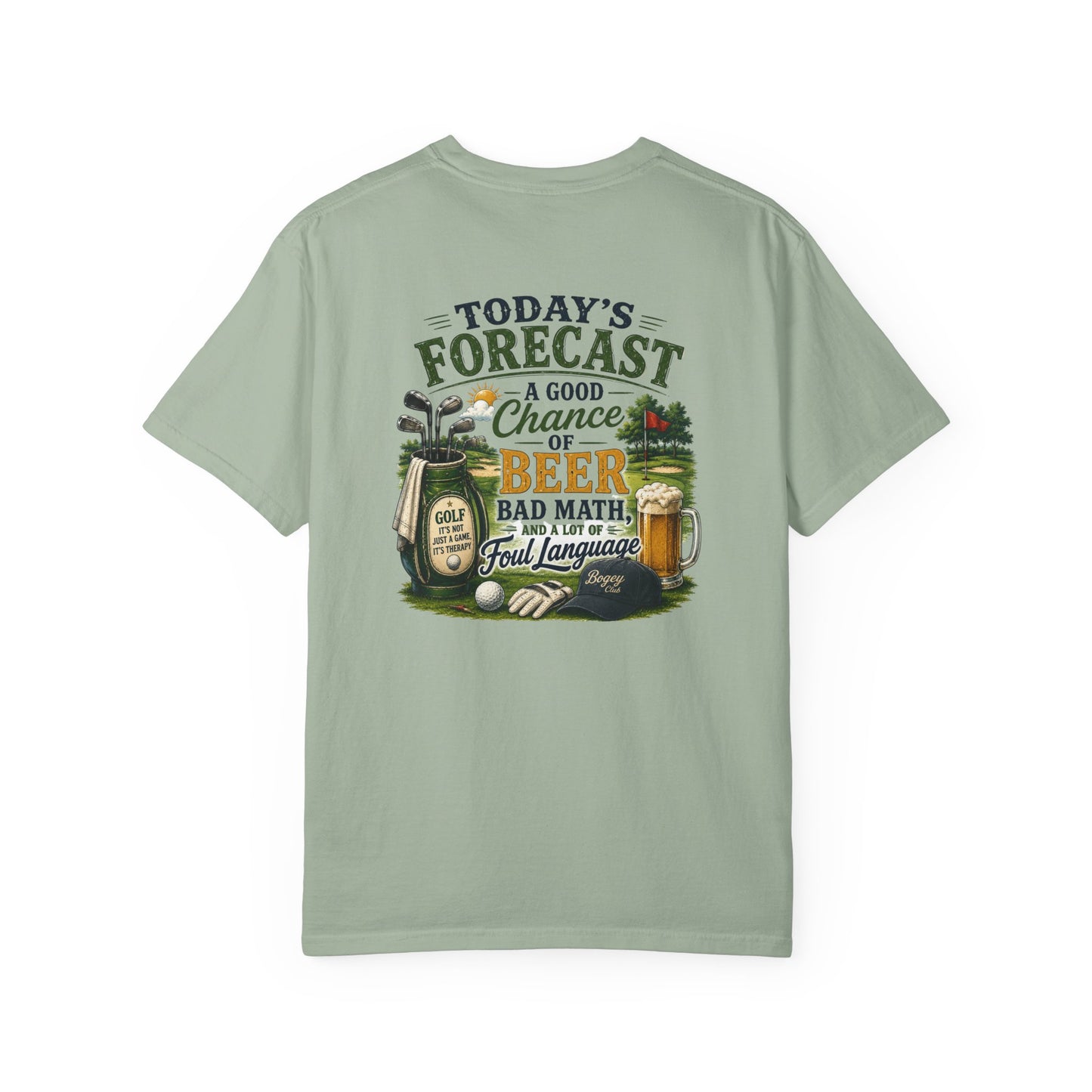 Beer Forecast T-Shirt — “Today’s Forecast: A Good Chance of Beer” Casual Tee