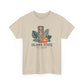 Island State of Mind T-Shirt — Tropical Tiki Tee with Hibiscus & Palm Leaves