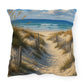 Coastal Dune Outdoor Pillow — Beach Path Scenic Throw Pillow for Patio & Porch