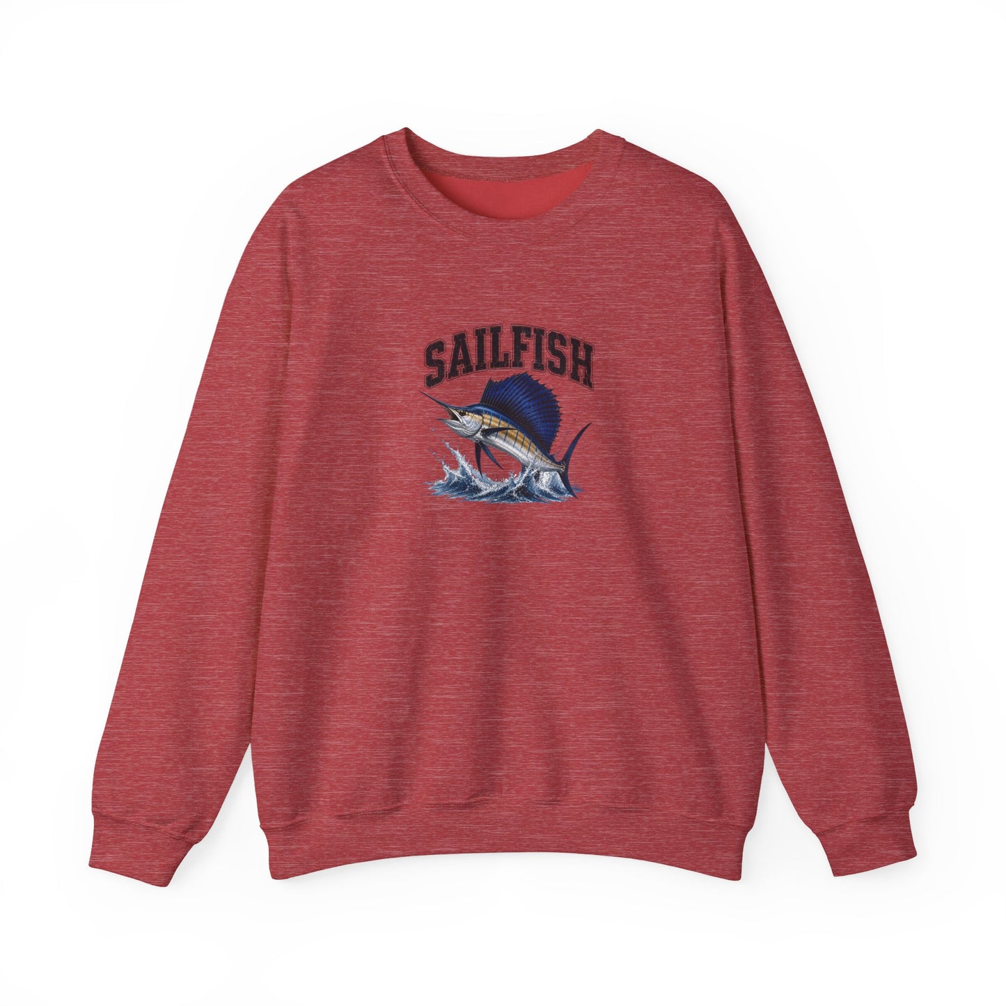Sailfish Graphic Sweatshirt – Vintage Marlin Fishing Crewneck