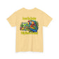 Cocktail Parrot Tee - Fun Retro Style, Unisex  Heavy Cotton T-Shirt,