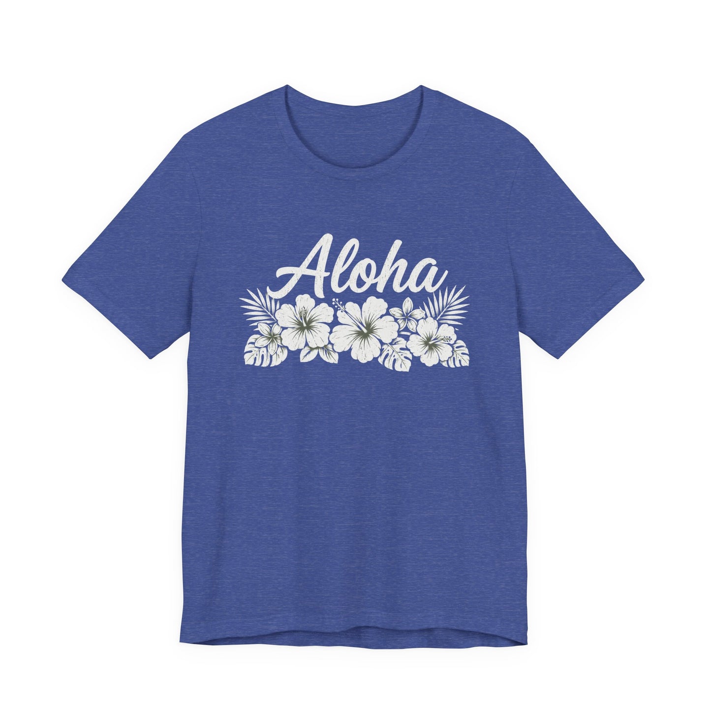 Aloha Floral T-Shirt — Hawaiian Hibiscus Vacation Tee