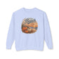 Beach Life Fall Pumpkin Lightweight Crewneck Sweatshirt