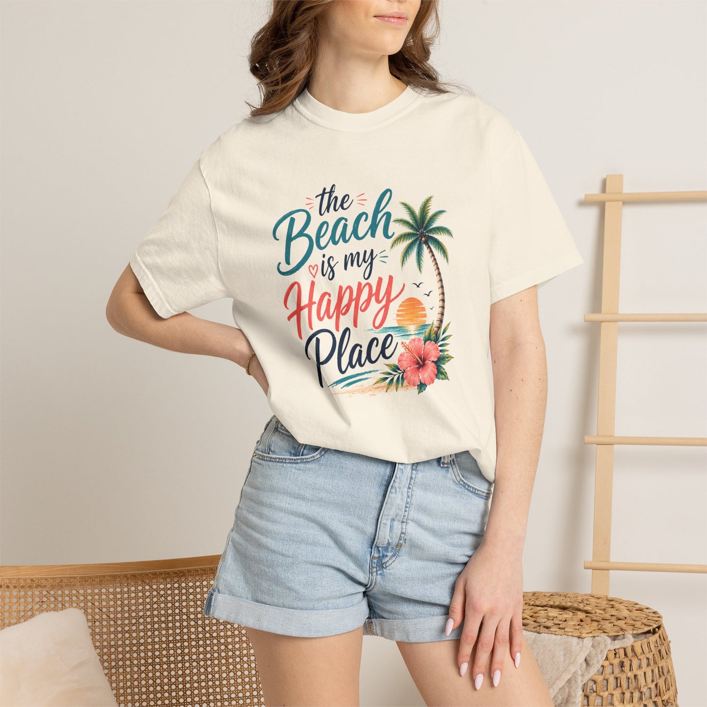 The Beach Is My Happy Place T-Shirt
