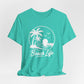 Beach Life T-Shirt – Palm Tree Sunset Graphic Tee