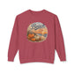 Beach Life Fall Pumpkin Lightweight Crewneck Sweatshirt