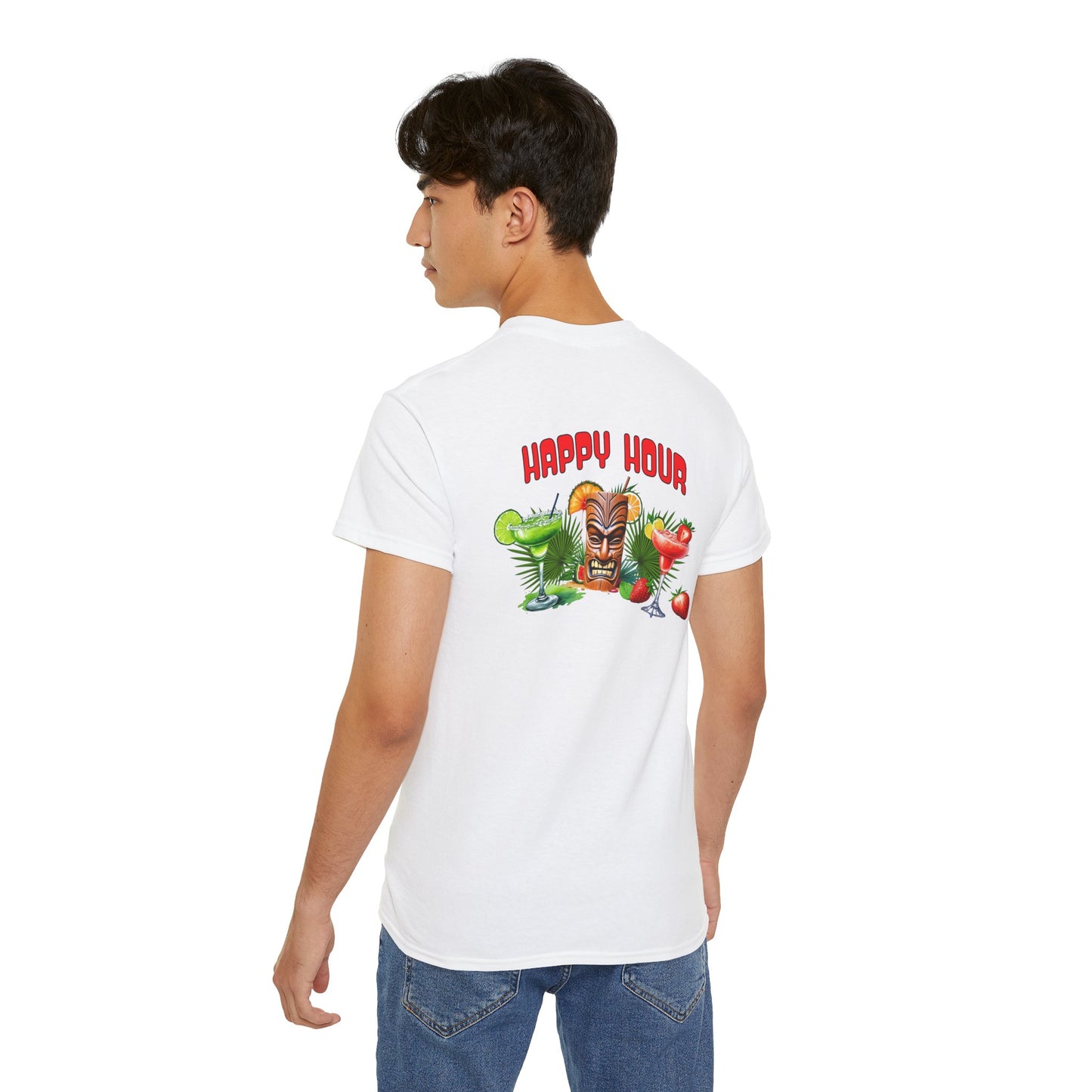 Tiki Beach Collection Happy Hour Unisex Ultra Cotton Tee