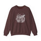 Sea Turtle Crewneck Sweatshirt — Hand-Drawn Marine Life Graphic