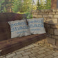 Beach Shack Outdoor Pillow – Caribbean Islands Coastal Accent Cushion