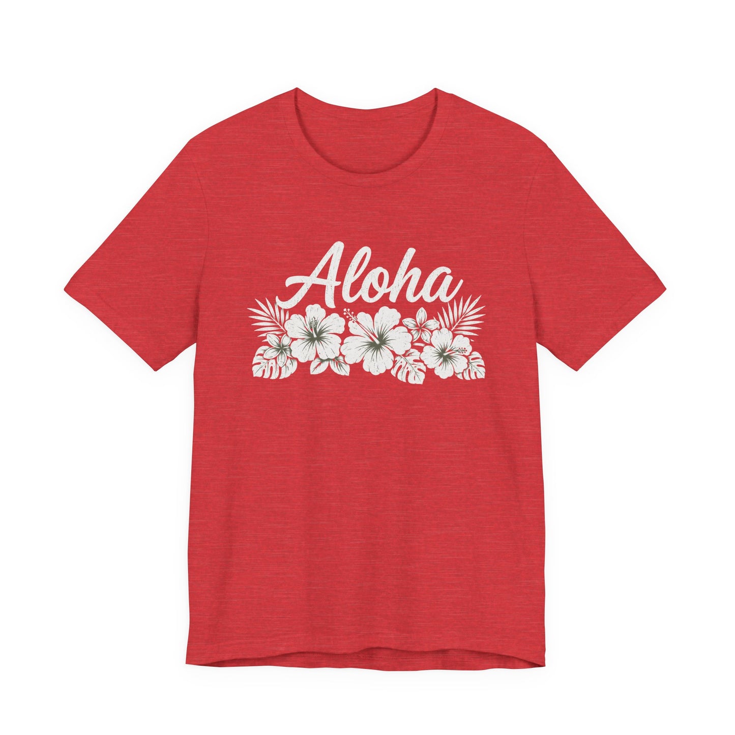 Aloha Floral T-Shirt — Hawaiian Hibiscus Vacation Tee