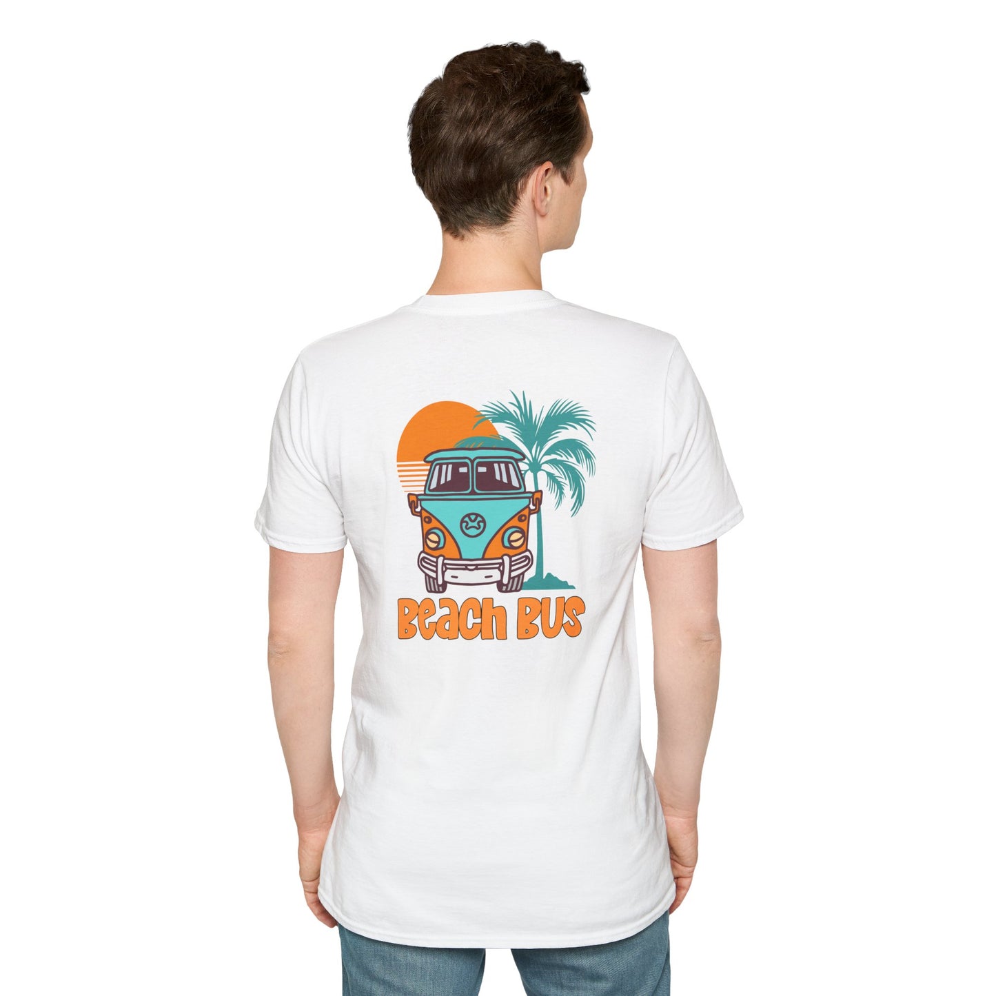 Beach Bus Unisex Softstyle T-Shirt