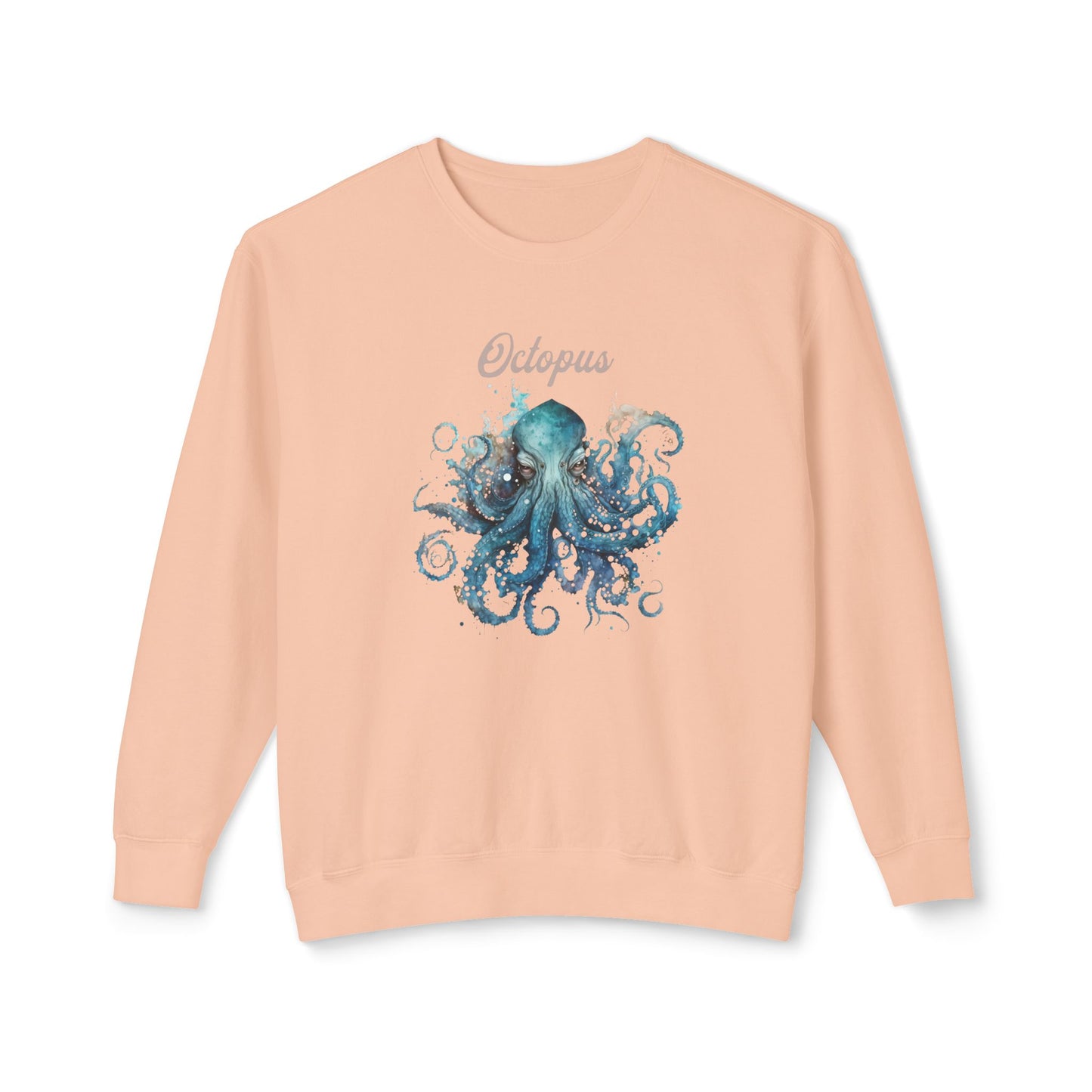 Beach Club Octopus Unisex Lightweight Crewneck Sweatshirt - Octopus Design -at Caribbean Rays