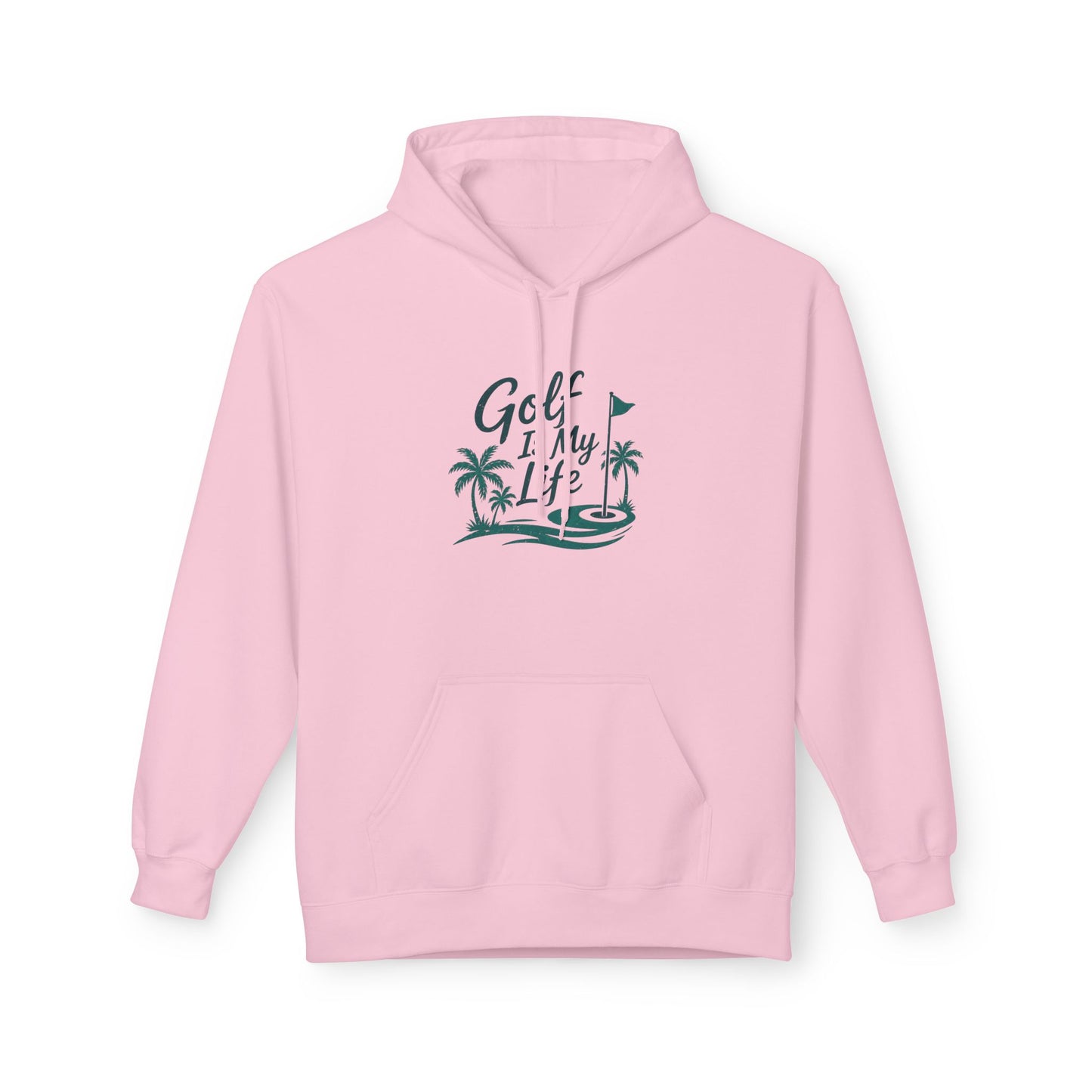 Golf Is My Life Hoodie — Tropical Palm Golf Pullover